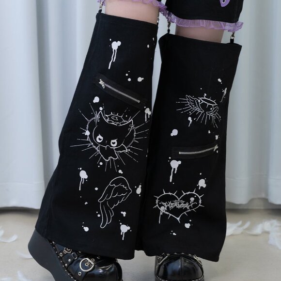 NEW ACDC RAG - Baby Punk Devil Punk Detachable Cargo Pants - Picture 6 of 9